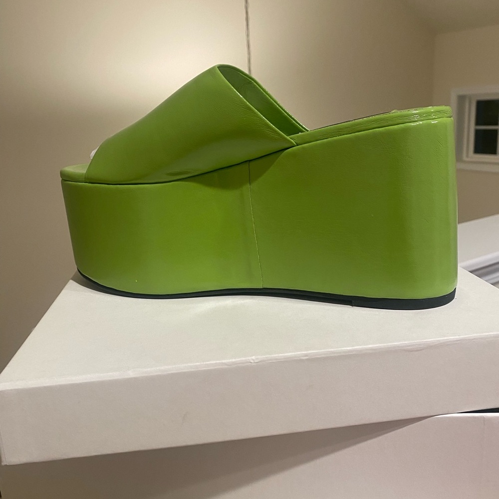 Simon Miller Blackout Vegan Platform Sandals- Kiwi 🥝